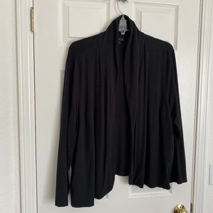 J.Jill Wearever Open Front Cardigan - Black 2X